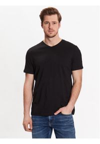 Geox T-Shirt M3510H-T2870 F9000 Czarny Regular Fit. Kolor: czarny #1