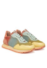 Hispanitas Sneakersy Kansas CHV253812 Żółty. Kolor: żółty. Materiał: skóra