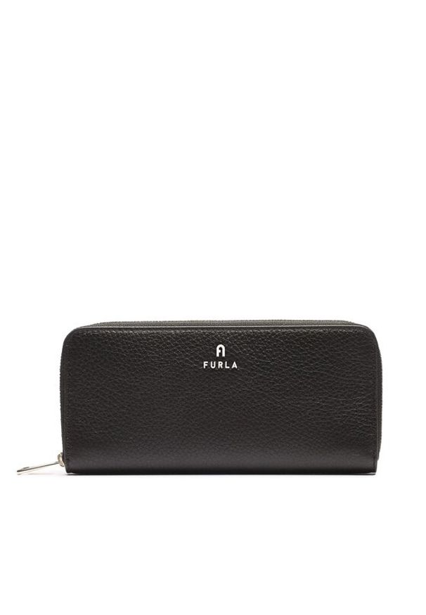 Furla Portfel Camelia WP00313-HSF000-O6000-1007 Czarny. Kolor: czarny. Materiał: skóra