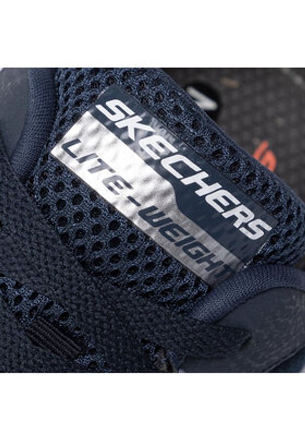 skechers - Skechers Sneakersy Flex Advantage 3.0 52954 Granatowy. Kolor: niebieski. Materiał: materiał