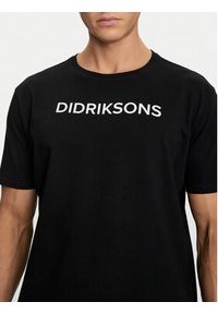 Didriksons T-Shirt Harald 505551 Czarny Regular Fit. Kolor: czarny. Materiał: bawełna #7