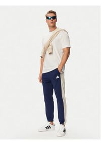 Adidas - adidas Spodnie dresowe Seasonal Essentials Colorblock Fleece KF4211 Niebieski Cosy Fleece Fit. Kolor: niebieski. Materiał: syntetyk #4