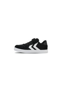 Sneakersy dla dzieci Hummel Slimmer Stadil. Okazja: na co dzień. Zapięcie: rzepy. Kolor: czarny. Szerokość cholewki: normalna