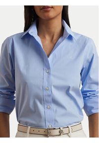 Lauren Ralph Lauren - LAUREN RALPH LAUREN Koszula 200684553002 Błękitny Regular Fit. Kolor: niebieski. Materiał: bawełna #5