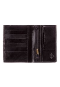 Wittchen - Męski portfel ze skóry z herbem bez zapięcia czarny. Kolor: czarny. Materiał: skóra #4