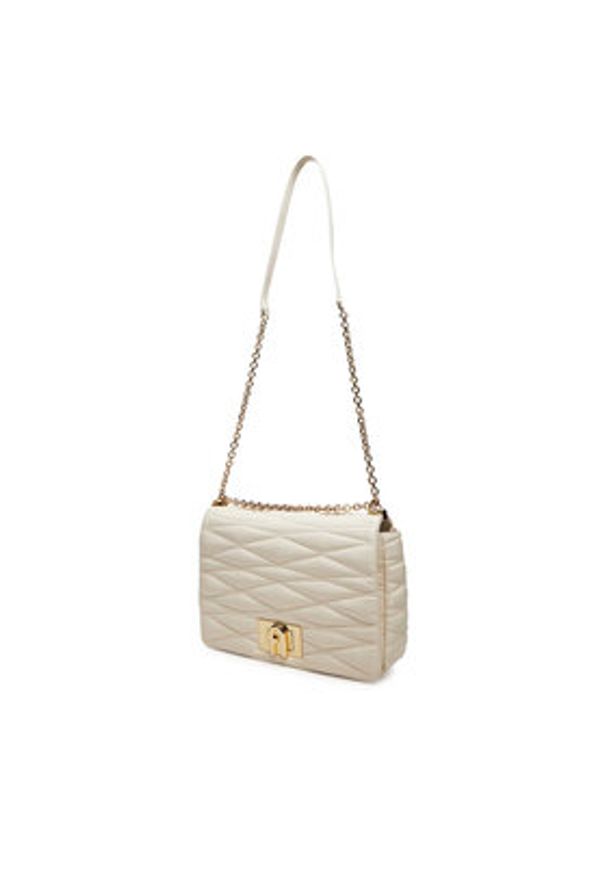 Furla Torebka WB01672 BX3221 PNN00 Écru. Materiał: skórzane