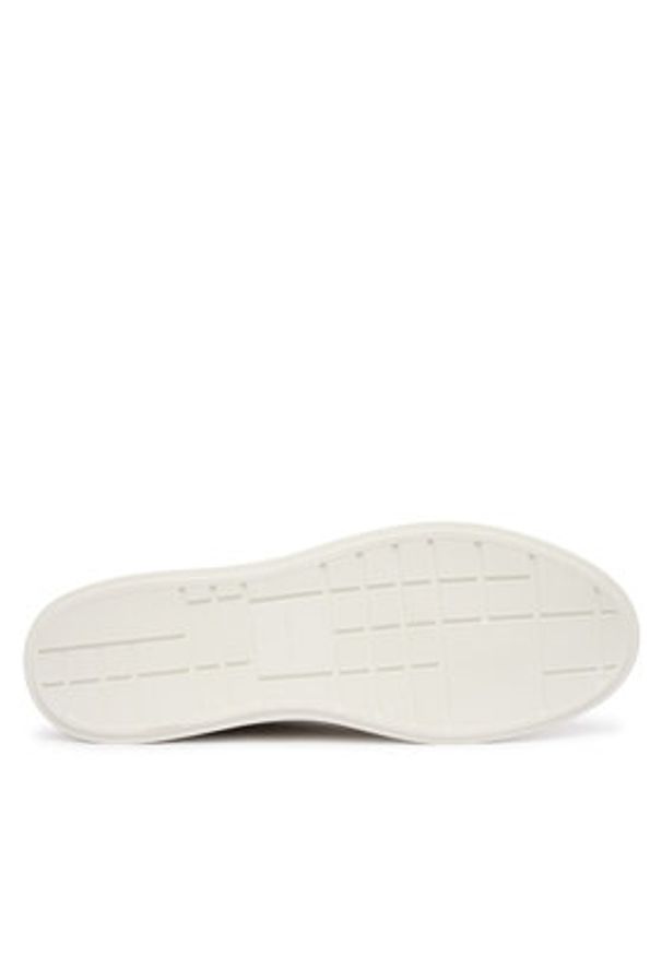 Calvin Klein Sneakersy Low Prof Cupsole Emb Lth HM0HM02124 Beżowy. Kolor: beżowy. Materiał: skóra