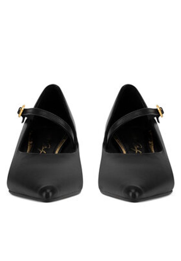 Gino Rossi - GINO ROSSI Czółenka LILIAN-526-2 Czarny. Kolor: czarny. Materiał: skóra. Obcas: na szpilce