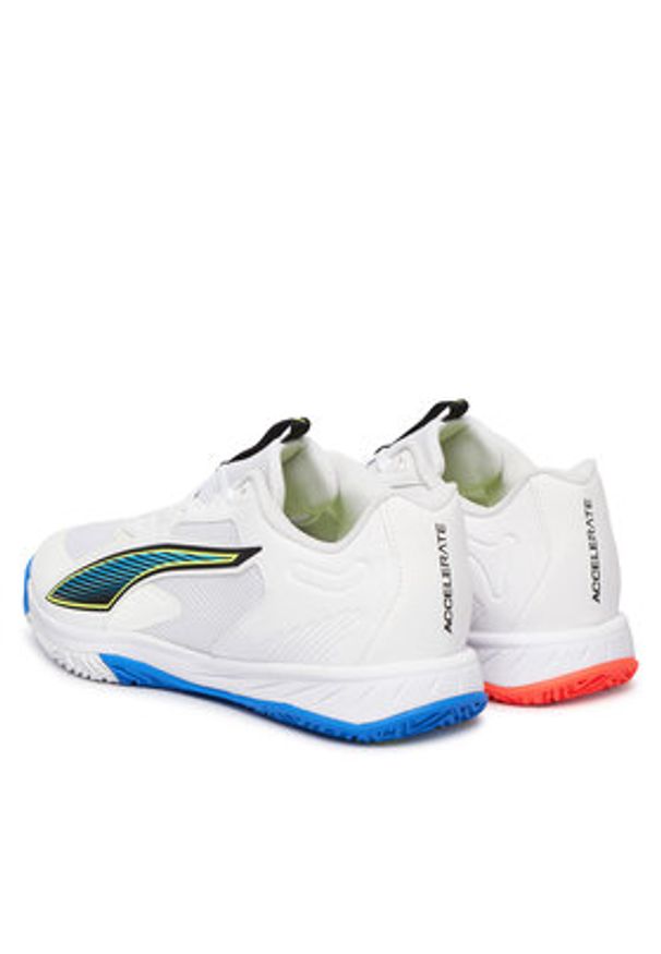 Puma Buty halowe Accelerate Pro 4 Game On 108889 01 Biały. Kolor: biały. Materiał: materiał