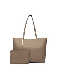 DKNY Torebka R52AKG54 Beżowy. Kolor: beżowy. Materiał: skórzane #5