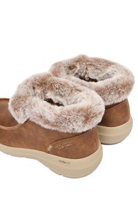 skechers - Skechers Botki Glacial Ultra 144221/CSNT Brązowy. Kolor: brązowy. Materiał: materiał #2