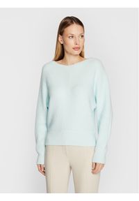 Comma Sweter 2120243 Niebieski Regular Fit. Kolor: niebieski. Materiał: wiskoza