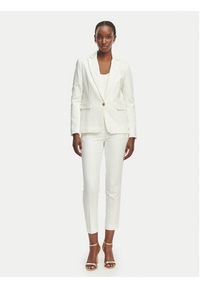 Morgan Spodnie materiałowe 222-PLIME.F Biały Regular Fit. Kolor: biały. Materiał: syntetyk, bawełna #4