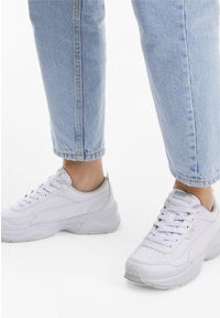Puma - Damskie buty sportowe Cilia Mode PUMA White Silver Gray. Kolor: biały, wielokolorowy, szary. Materiał: materiał, syntetyk, tkanina. Sezon: lato