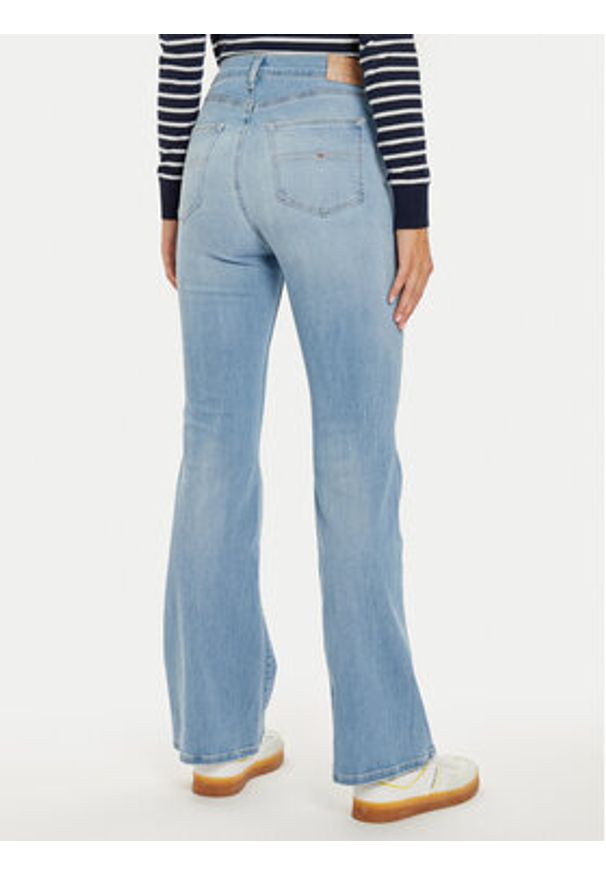 Tommy Jeans Jeansy Sylvia DW0DW19598 Niebieski Flare Fit. Kolor: niebieski