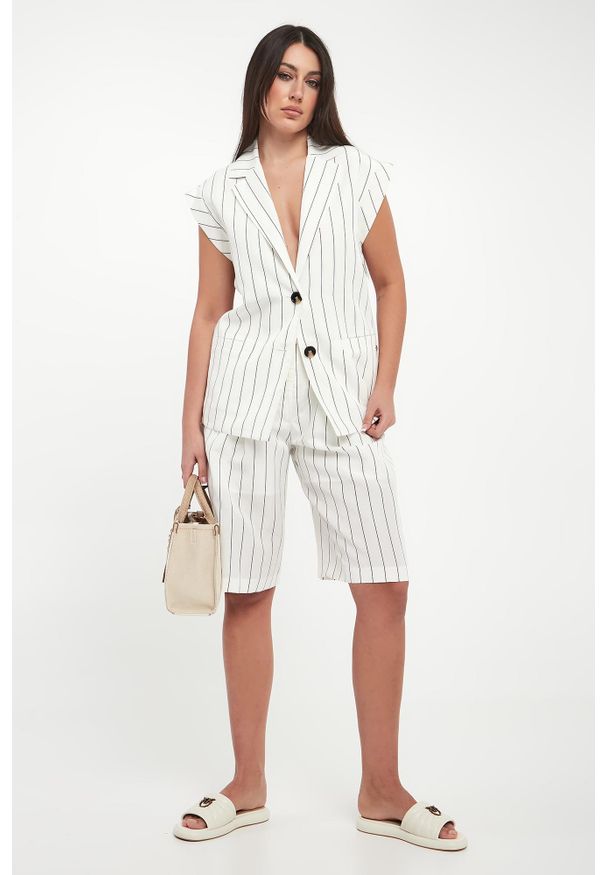 Liu Jo - Kamizelka damska w paski LIU JO. Wzór: paski