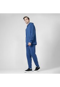 outhorn - Spodnie dresowe męskie - niebieskie. Kolor: niebieski. Materiał: dresówka #5