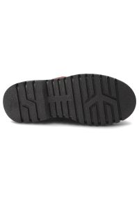 Czerwone Botki Artiker Solidne Obuwie Damskie. Okazja: na spacer, na co dzień. Zapięcie: sznurówki. Kolor: czerwony. Materiał: skóra. Styl: casual #4