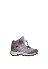 Adidas - Buty Organizer Mid GORE-TEX Hiking. Kolor: wielokolorowy, szary, fioletowy, zielony. Materiał: materiał