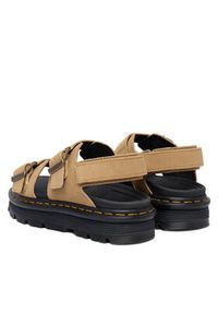 Dr. Martens Sandały Zebzag Sandals DM42689200 Brązowy jasny. Kolor: brązowy. Materiał: zamsz, skóra #3