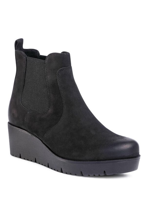 Lasocki Botki BALEA-07 Czarny. Kolor: czarny. Materiał: nubuk, skóra