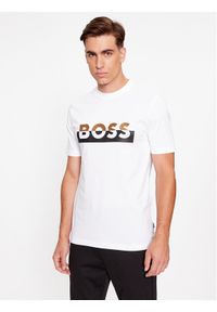 BOSS - Boss T-Shirt Tiburt 421 50499584 Biały Regular Fit. Kolor: biały. Materiał: bawełna #1