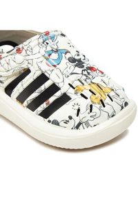 Adidas - adidas Sandały Disney Water Sandals Kids IF0929 Biały. Kolor: biały. Wzór: motyw z bajki