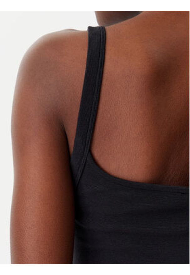 Calvin Klein Jeans Sukienka letnia J20J225272 Czarny Slim Fit. Kolor: czarny. Materiał: bawełna. Sezon: lato