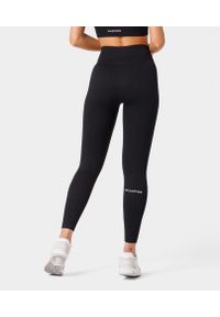 Legginsy fitness damskie Carpatree Rib bezszwowe. Kolor: czarny. Sport: fitness