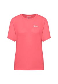 Koszulka trekkingowa damska Jack Wolfskin Vonnan. Kolor: różowy. Sport: turystyka piesza