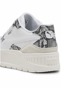 Puma - Damskie sneakersy Karmen II Idol Snake Chic PUMA White Warm. Kolor: biały. Materiał: guma, zamsz