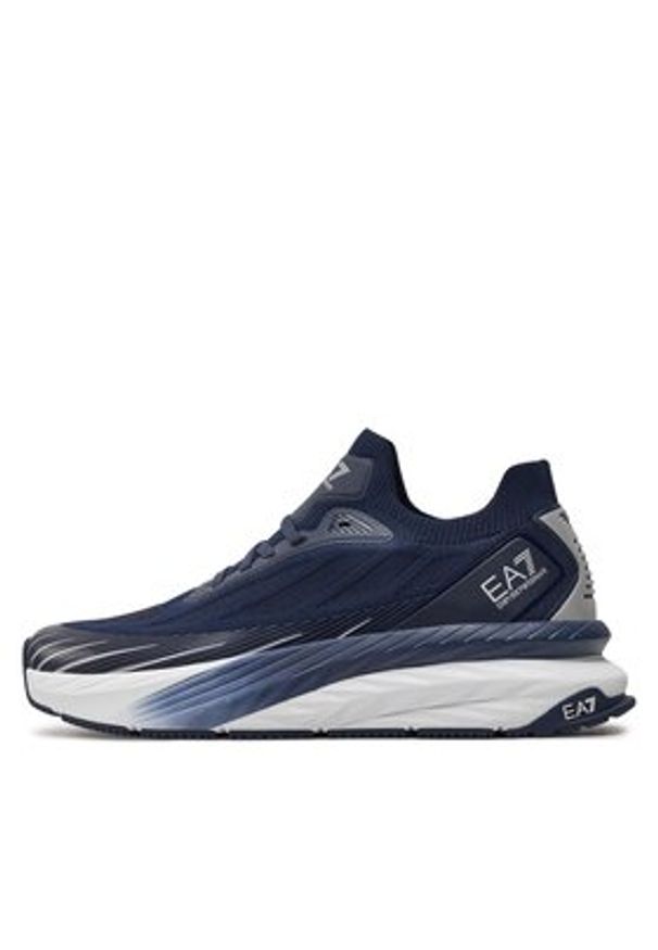 EA7 Emporio Armani Sneakersy X8X176 XK377 R649 Granatowy. Kolor: niebieski. Materiał: materiał