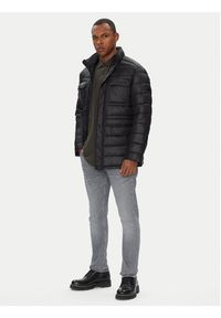 Karl Lagerfeld - KARL LAGERFELD Kurtka przejściowa 505025 553590 Czarny Regular Fit. Typ kołnierza: dekolt w karo. Kolor: czarny. Materiał: syntetyk #4