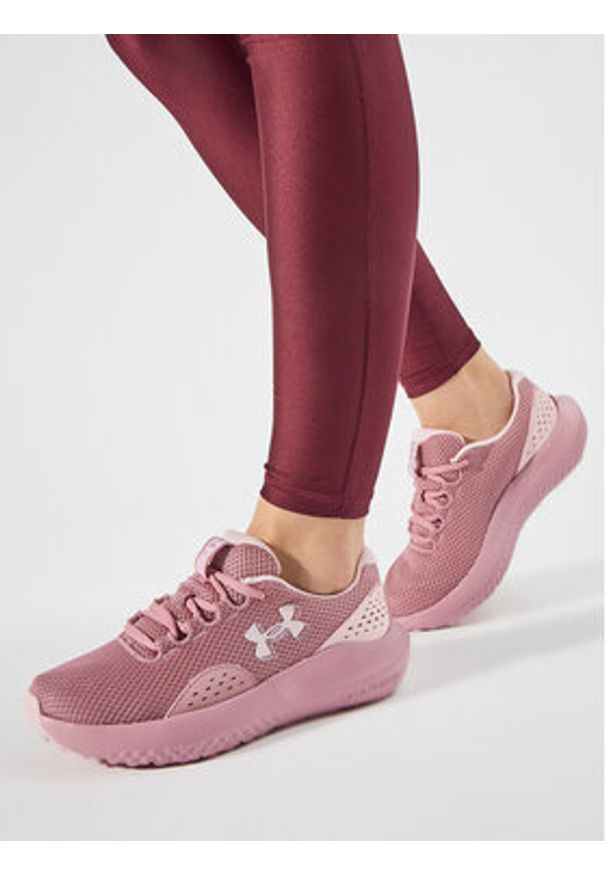 Under Armour Buty do biegania Ua W Charged Surge 4 3027007-600 Różowy. Kolor: różowy. Materiał: materiał