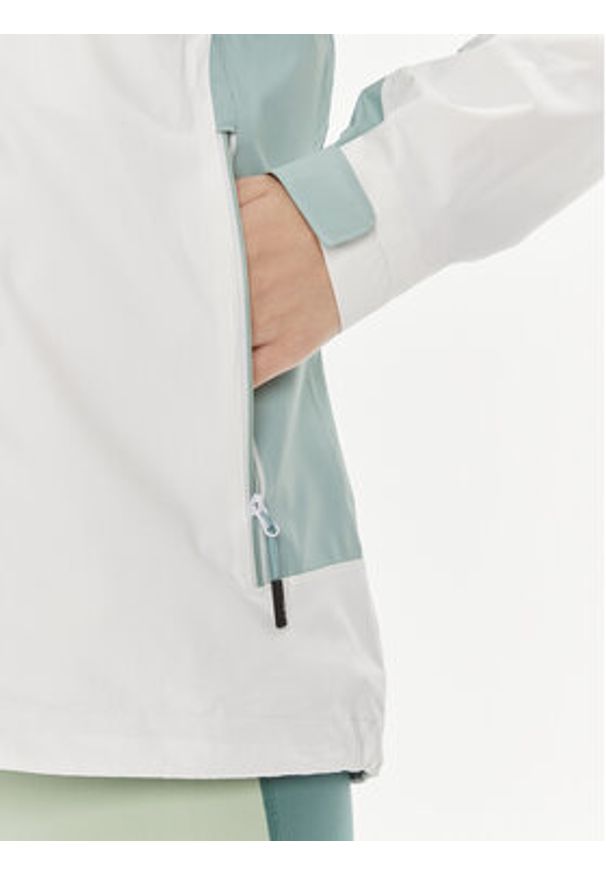 CMP Kurtka przeciwdeszczowa 34Z5116 Biały Regular Fit. Kolor: biały. Materiał: syntetyk