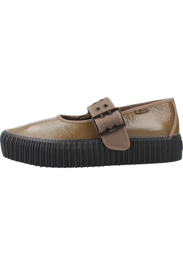 Vans - Sandały VANS MARY JANE CREEPER Brązowy. Kolor: brązowy. Materiał: tkanina, skóra. Sport: turystyka piesza