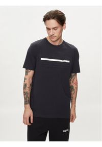 BOSS - Boss T-Shirt 50513010 Granatowy Regular Fit. Kolor: niebieski. Materiał: bawełna