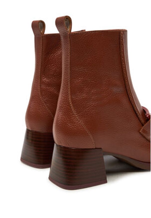 Hispanitas Botki HI243582 Brązowy. Kolor: brązowy. Materiał: skóra