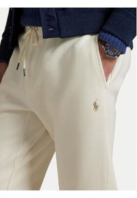 Polo Ralph Lauren Spodnie dresowe 710881518058 Écru Regular Fit. Materiał: bawełna #5