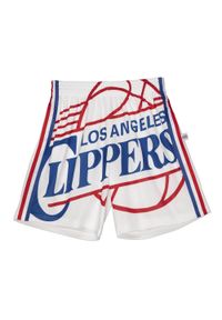 Mitchell & Ness - Szorty Los Angeles Clippers NBA Blown Out Fashion. Kolor: biały. Sport: koszykówka