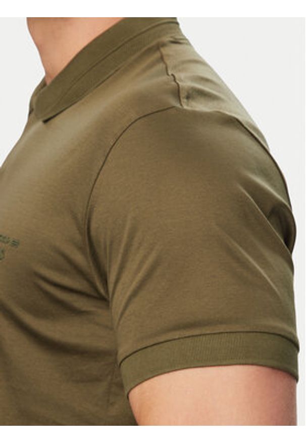 BOSS Polo PS Spirit70 50559801 Zielony Regular Fit. Typ kołnierza: polo. Kolor: zielony. Materiał: bawełna