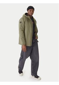 Quiksilver Kurtka przejściowa June Battle EQYJK04172 Zielony Regular Fit. Kolor: zielony. Materiał: syntetyk