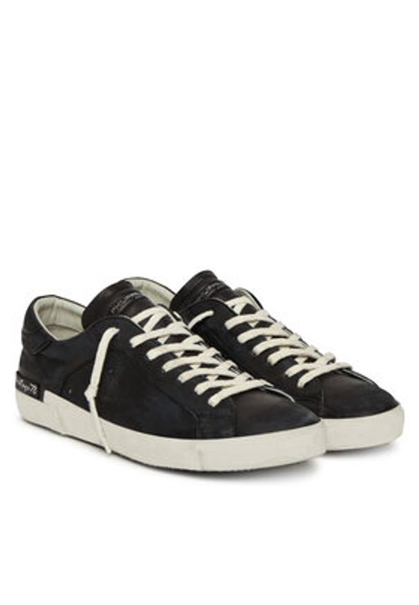 Philippe Model Sneakersy Vintage 78 A006934 PRLU HE02 Czarny. Kolor: czarny. Materiał: skóra