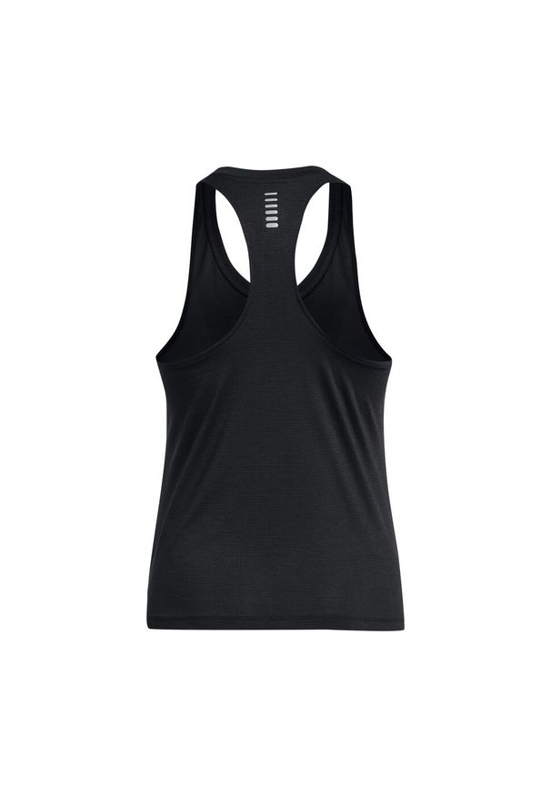 Damski tank top Under Armour Streaker. Kolor: czarny. Długość rękawa: bez rękawów. Sport: bieganie