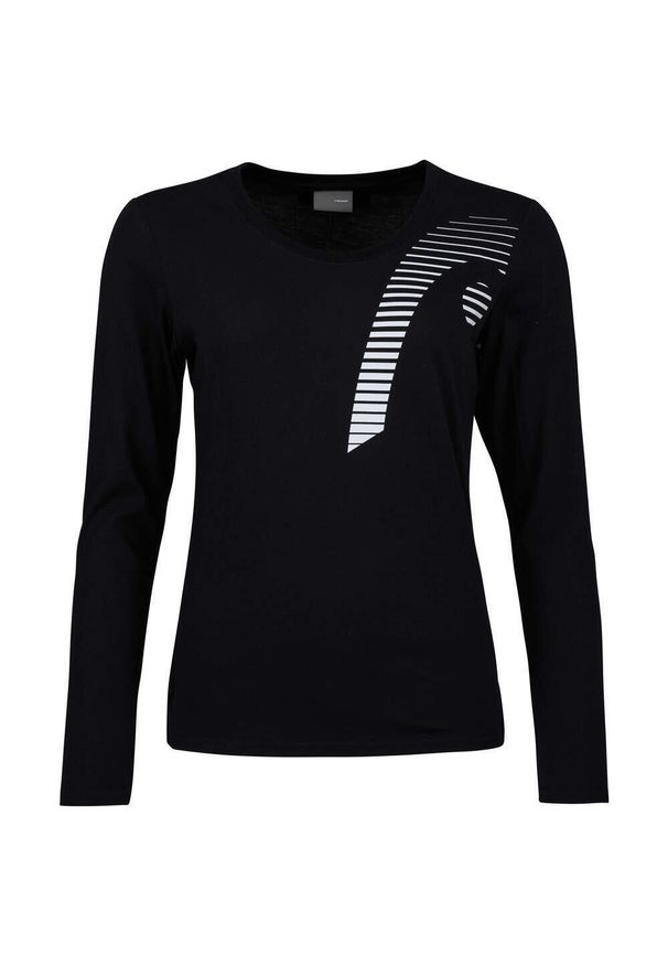 Head - Koszulka z długim rękawem damska CLUB 21 LINDA. Kolor: czarny. Długość rękawa: długi rękaw. Długość: długie. Sport: tenis