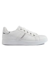 Shelvt Białe buty sportowe wiązane. Kolor: biały