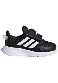 Adidas - Buty adidas Tensaur Run I Jr EG4142 czarne. Zapięcie: rzepy. Kolor: czarny. Materiał: syntetyk. Szerokość cholewki: normalna. Sport: bieganie