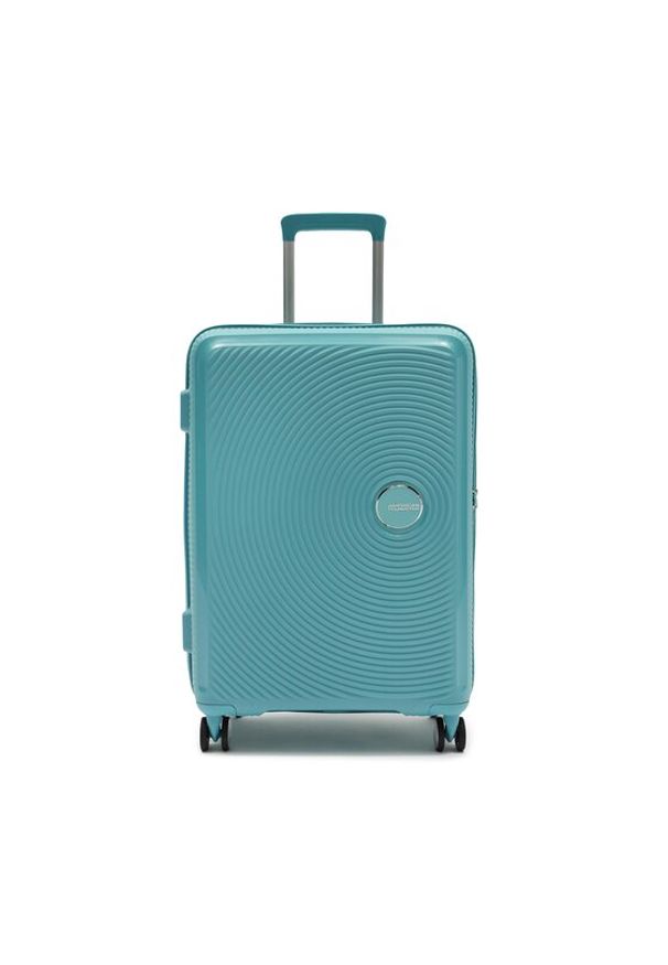 AMERICAN TOURISTER - American Tourister Walizka średnia Soundbox 88473-A066-1INU Turkusowy. Kolor: turkusowy