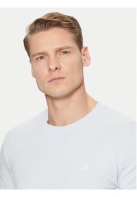 Marc O'Polo Longsleeve 520 2012 52210 Błękitny Regular Fit. Typ kołnierza: polo. Kolor: niebieski. Materiał: bawełna. Długość rękawa: długi rękaw #4