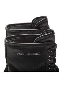 Karl Lagerfeld - KARL LAGERFELD Botki KL43250 Czarny. Kolor: czarny. Materiał: skóra